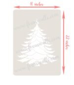 FW6002 -Reusable Wall Stencil Design-16x22 Inch - Image 2