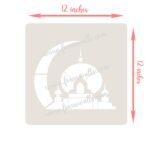FW6003 -Reusable Wall Stencil Design