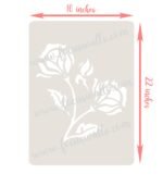 FW6004 -Reusable Wall Stencil Design-16*22 Inch - Image 2