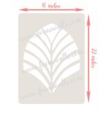 FW6006 -Reusable Wall Stencil Design-16*22 Inch - Image 2