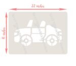 FW6008 -Reusable Wall Stencil Design-16*22 Inch - Image 2