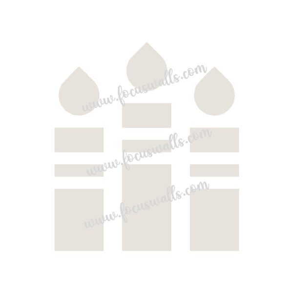 FW6011 -Reusable Wall Stencil Design