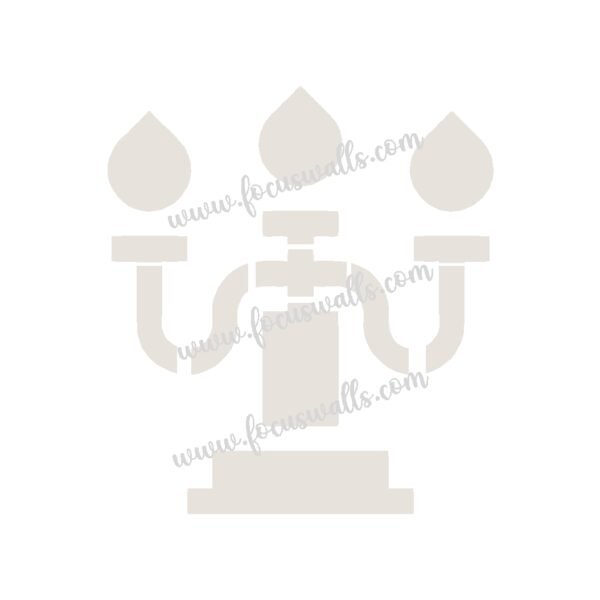 FW6012 -Reusable Wall Stencil Design