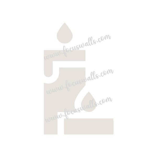 FW6013 -Reusable Wall Stencil Design