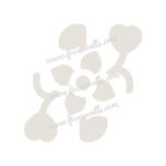 FW6032 -Reusable Wall Stencil Design