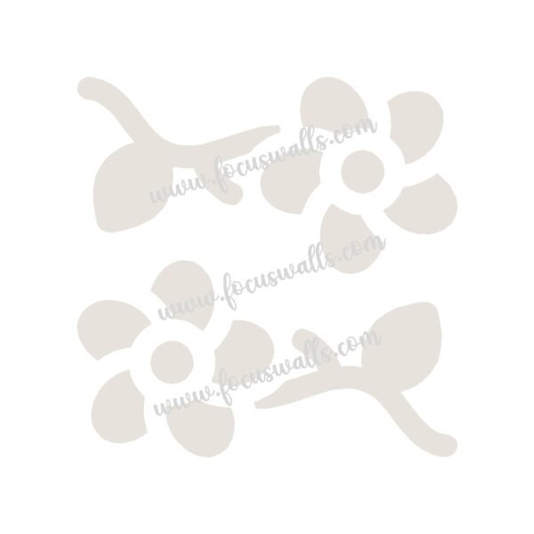 FW6038 -Reusable Wall Stencil Design