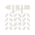 FW6043 -Reusable Wall Stencil Design