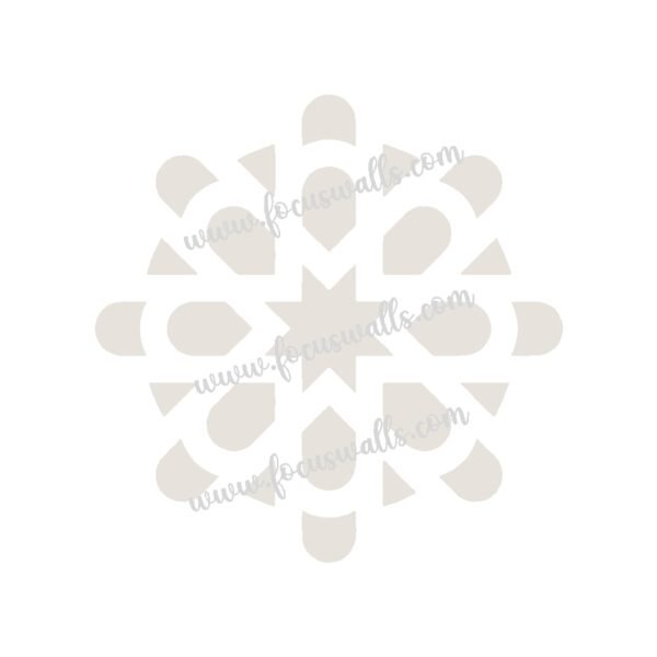FW6046 -Reusable Wall Stencil Design