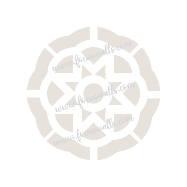 FW6047 -Reusable Wall Stencil Design