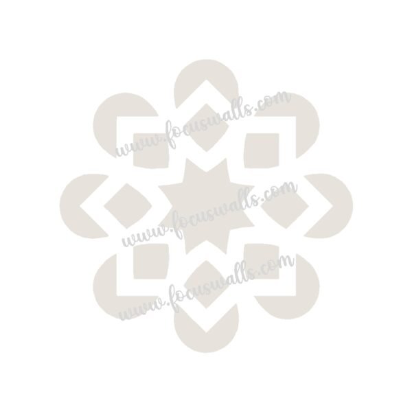 FW6049 -Reusable Wall Stencil Design