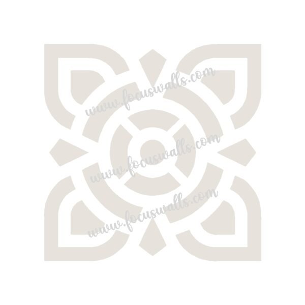 FW6055 -Reusable Wall Stencil Design