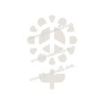 FW6058 -Reusable Wall Stencil Design