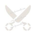 FW6071 -Reusable Wall Stencil Design