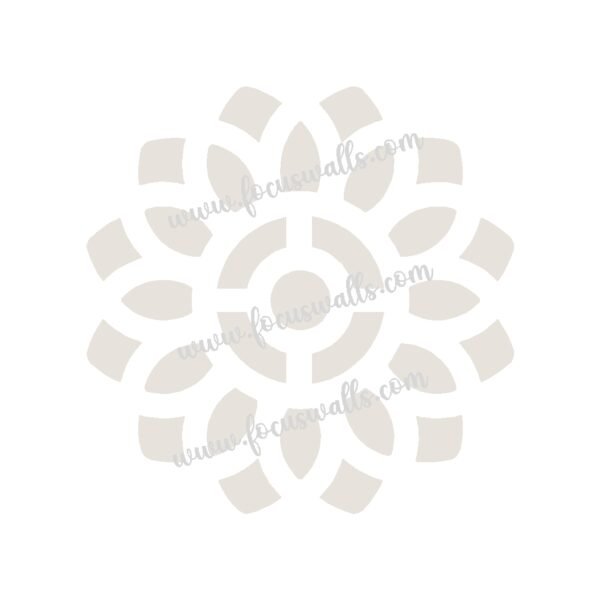FW6078 -Reusable Wall Stencil Design