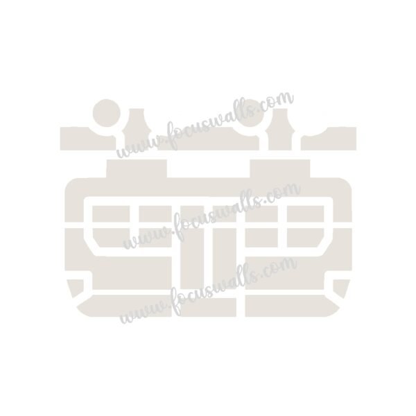 FW6079 -Reusable Wall Stencil Design