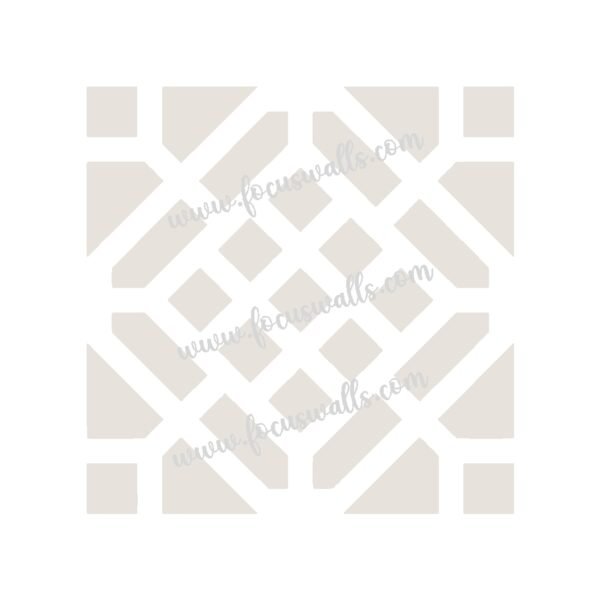 FW6082 -Reusable Wall Stencil Design