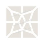 FW6083 -Reusable Wall Stencil Design