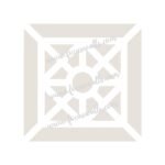 FW6084 -Reusable Wall Stencil Design