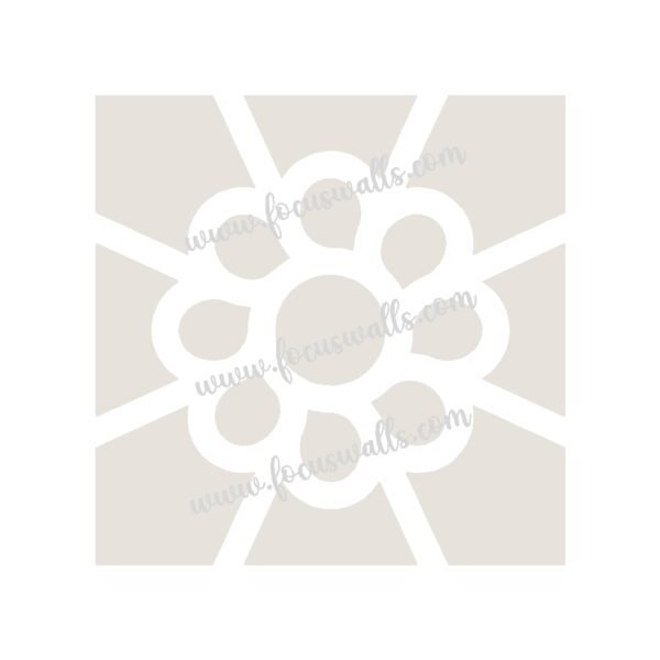FW6086 -Reusable Wall Stencil Design