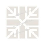 FW6087 -Reusable Wall Stencil Design