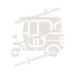 FW6089 -Reusable Wall Stencil Design