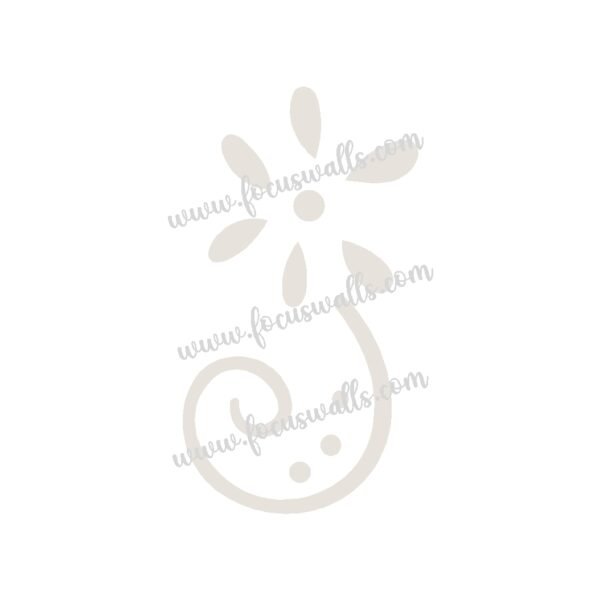 FW6101 -Reusable Wall Stencil Design