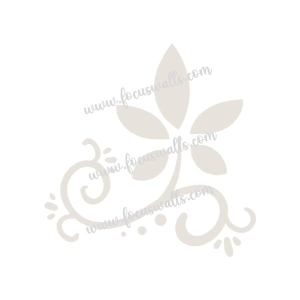 FW6102 -Reusable Wall Stencil Design