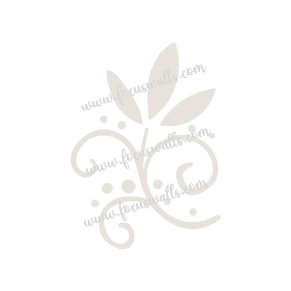 FW6103 -Reusable Wall Stencil Design