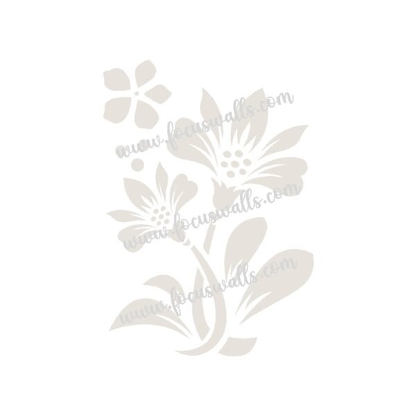 FW6108 -Reusable Wall Stencil Design
