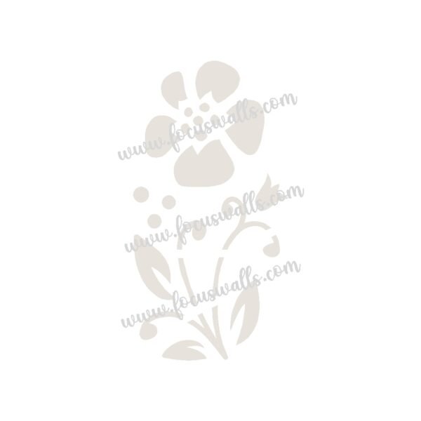FW6109 -Reusable Wall Stencil Design