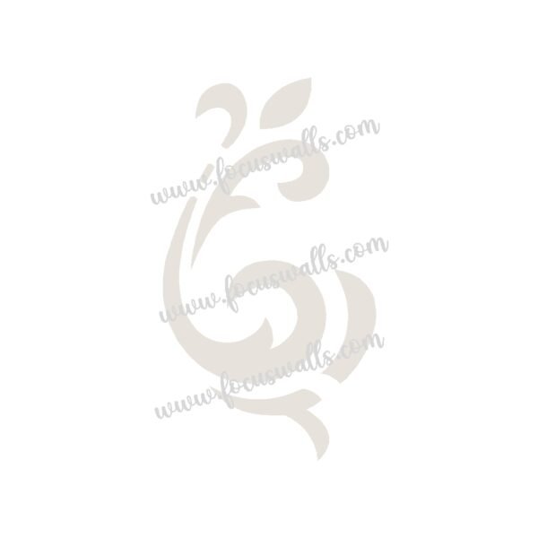 FW6115 -Reusable Wall Stencil Design