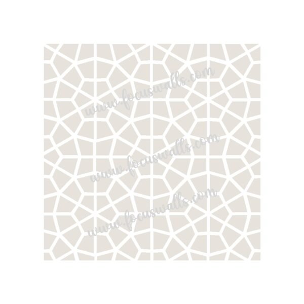 FW6117 -Reusable Wall Stencil Design