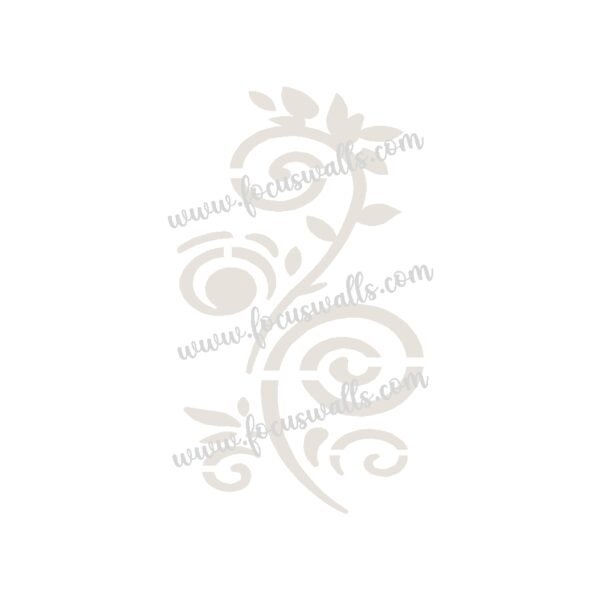 FW6132 -Reusable Wall Stencil Design