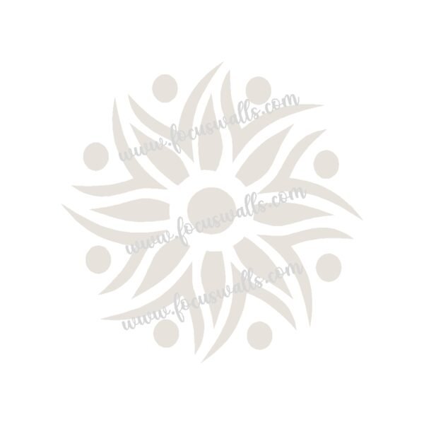 FW6137 -Reusable Wall Stencil Design