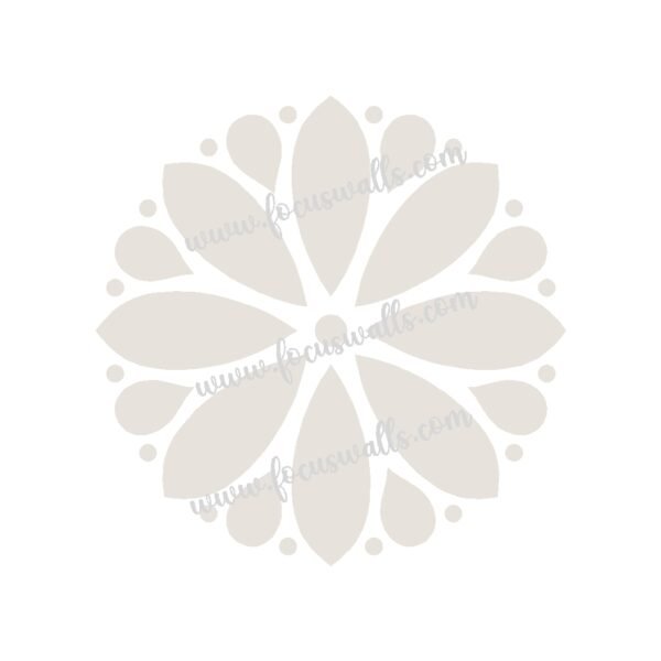FW6140 -Reusable Wall Stencil Design