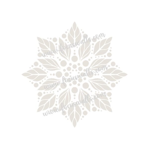 FW6144 -Reusable Wall Stencil Design