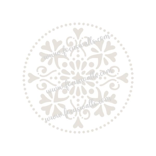 FW6145 -Reusable Wall Stencil Design