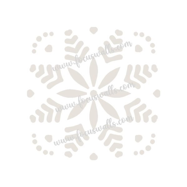 FW6147 -Reusable Wall Stencil Design