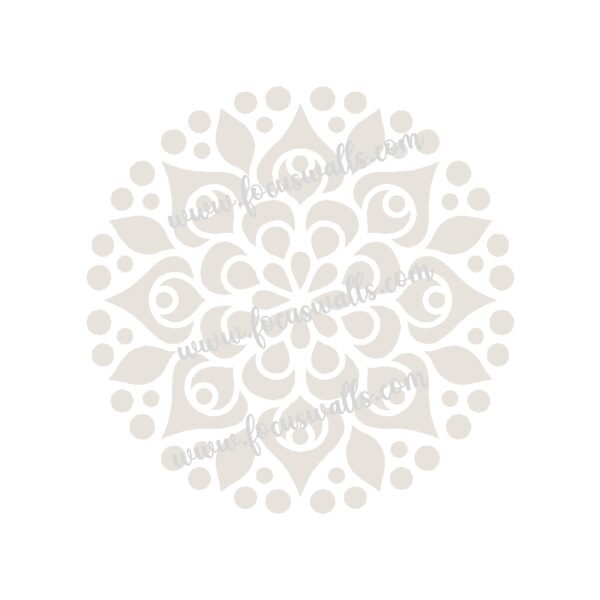 FW6148 -Reusable Wall Stencil Design