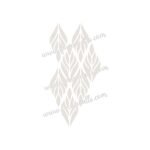 FW6150 -Reusable Wall Stencil Design