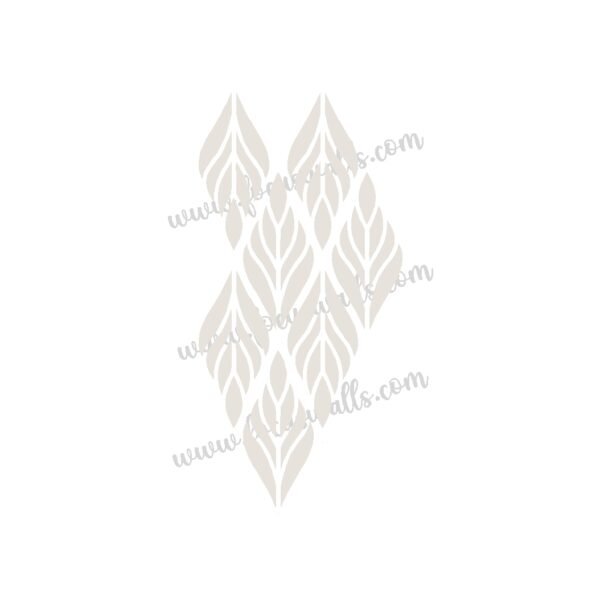 FW6150 -Reusable Wall Stencil Design