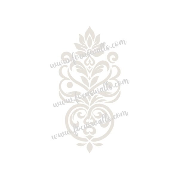 FW6168 -Reusable Wall Stencil Design